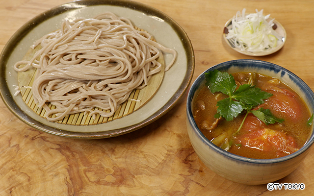 とまとカレーつけそば